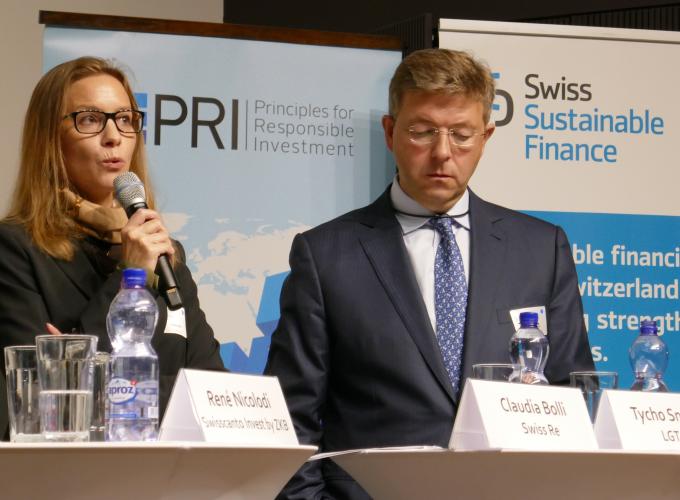 Claudia Bolli, Head of Responsible Investing,  Swiss Re