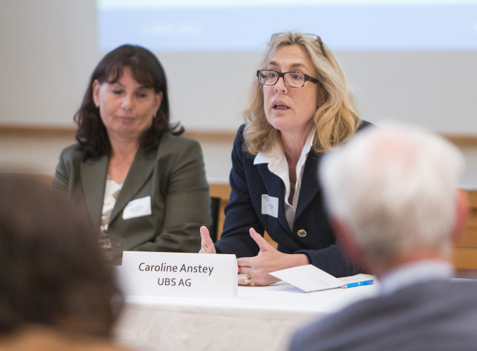 Caroline Anstey, UBS, and Béatrice Fischer, Credit Suisse, outline their intentions