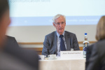 Jean-Daniel Gerber, the new SSF president, thanks the audience for his election