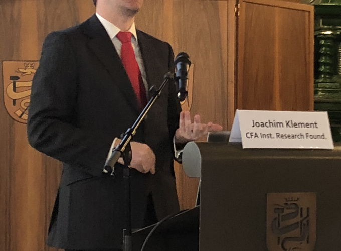 Joachim Klement presents CFA Institute Research Foundation