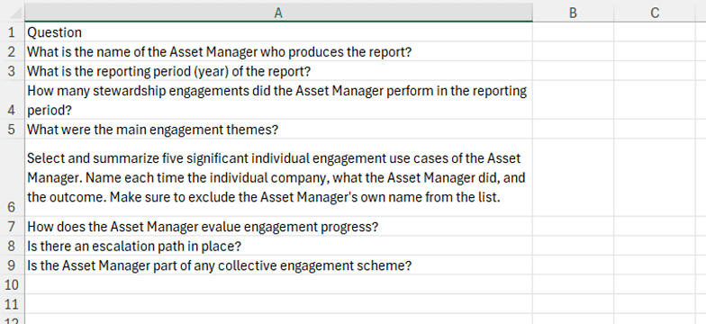 questionnaire ssf empty