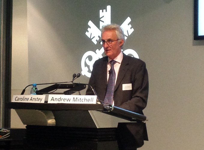 Andrew Mitchell, outlines the program and welcomes the speakers