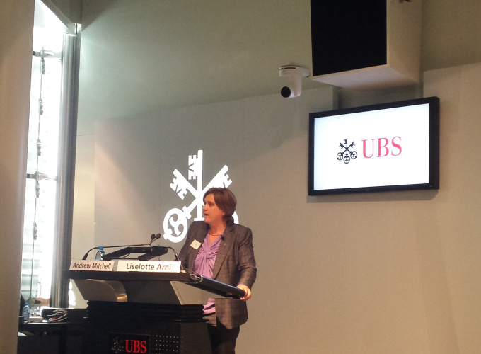 Liselotte Arni, UBS, explains UBS's efforts embedding natural capital considerations