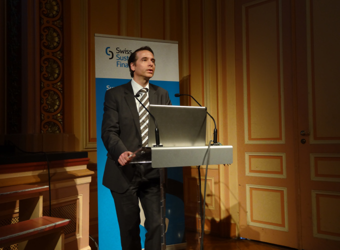 Frédéric Berney, Workgroup leader and CRO BlueOrchard, presents results