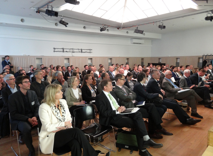 Over 100 professionals filled the room