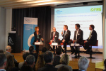 Ingeborg Schumacher opens the panel discussion