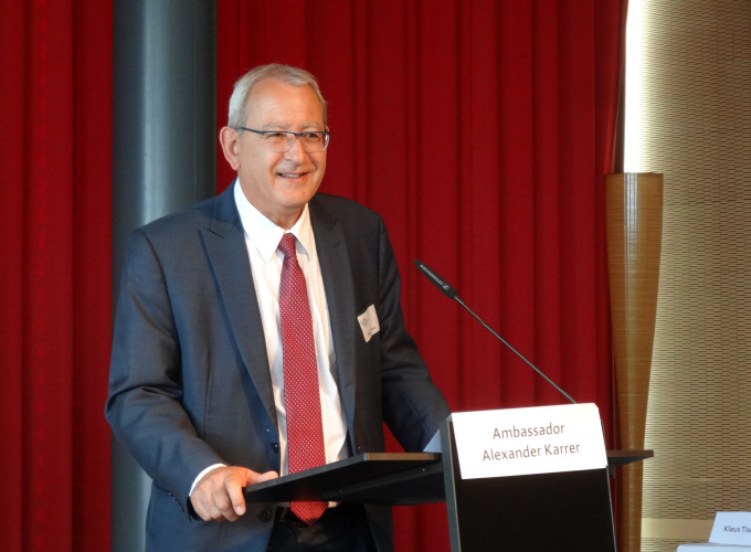 Amb. Alexander Karrer explains the SIF's vision