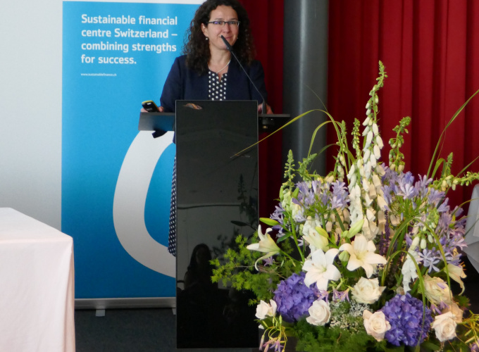 Sabine Döbeli gives an overview of SSF's past activities
